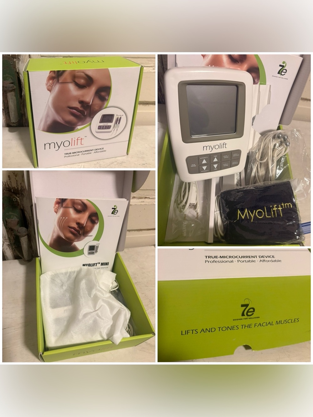 Myolift Mini 7e Wellness Microcurrent Facial Stimulation Device EUC